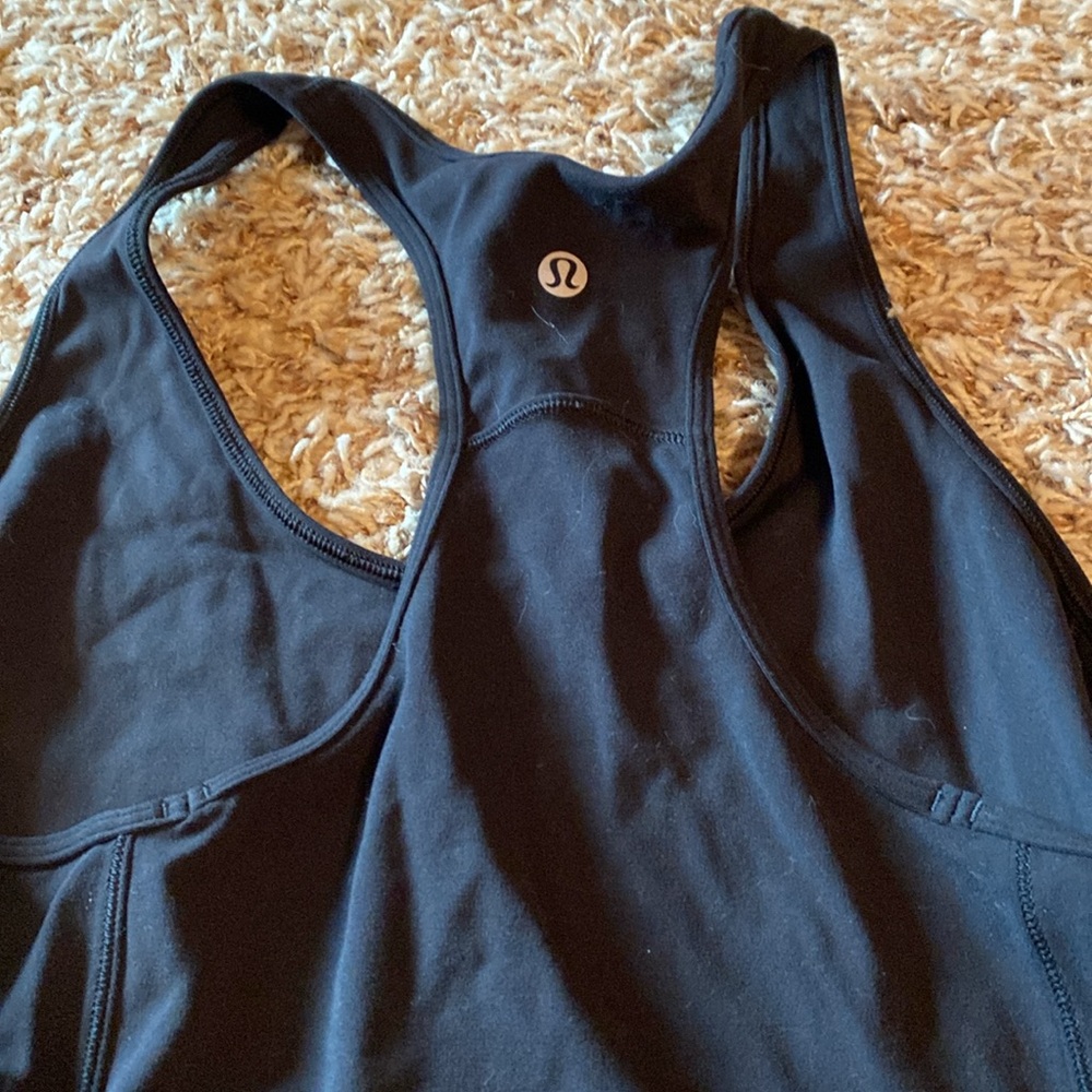 BLACK LULULEMON TANK - Picture 3 of 3